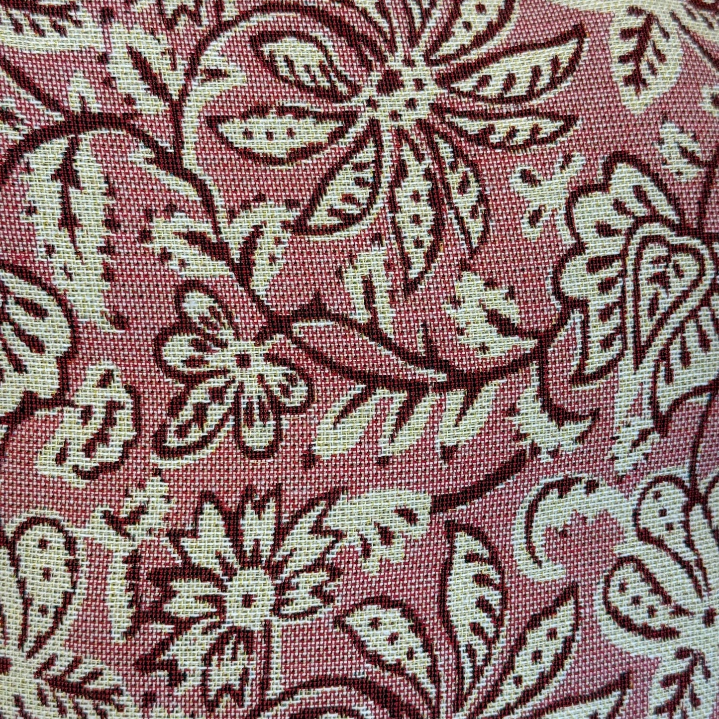 Large Makeup Bag Pink Floral Jacquard
