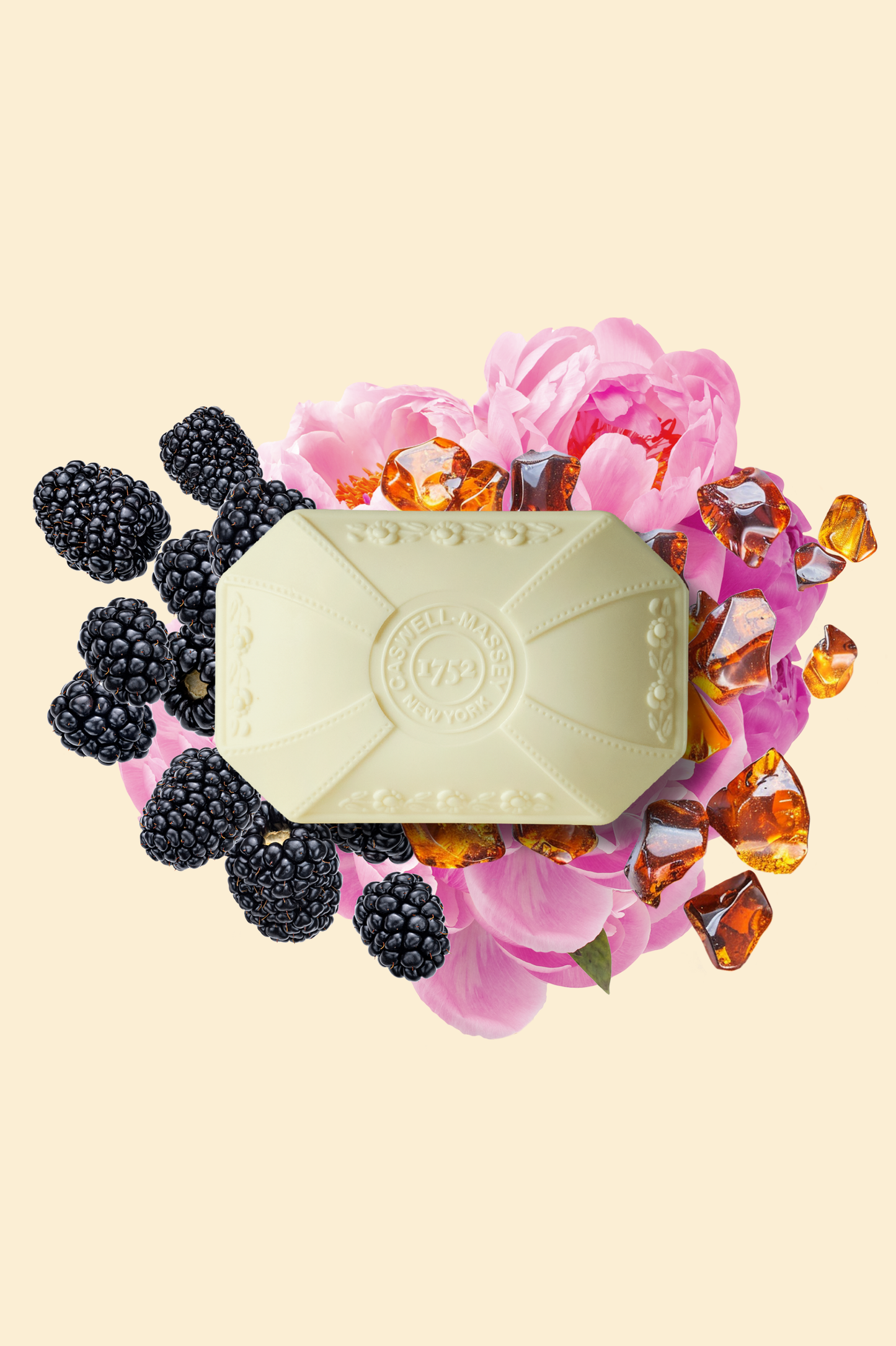 Peony Bar Soap: Single Soap
