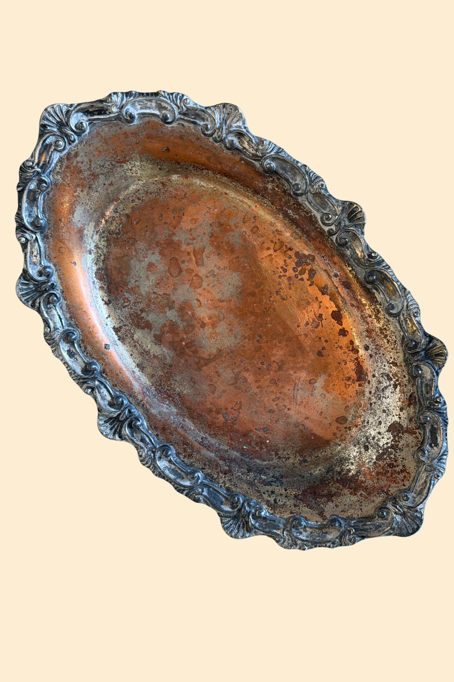 Copper Oval Dish