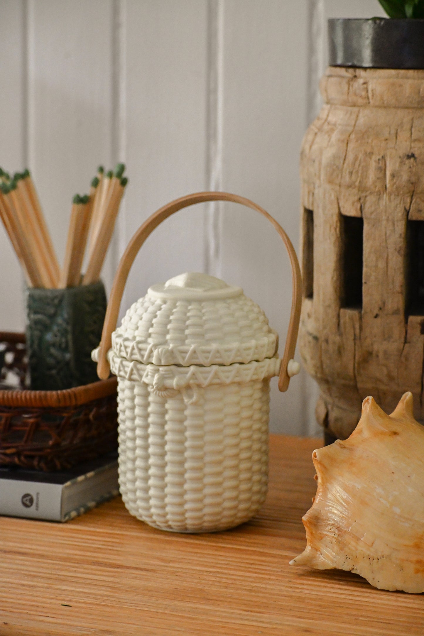 Nantucket Seashell Basket