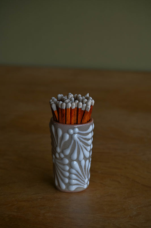 Medium Talavera Beige Match Holder