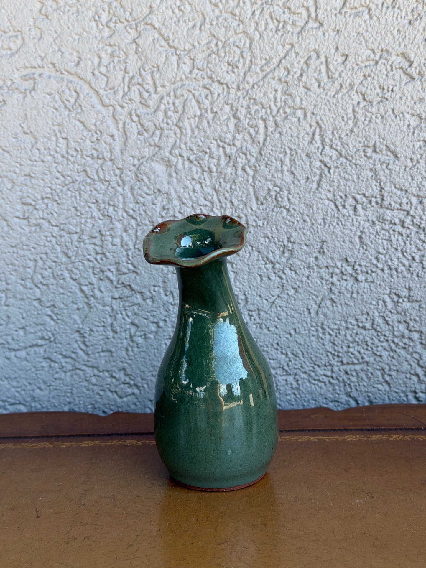 Small Bolick Bud Vase - Deep Green