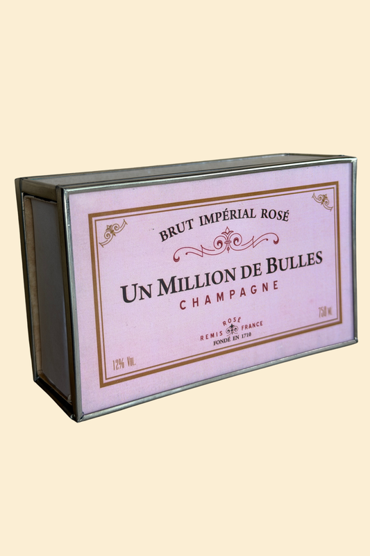 Champagne Match Box - Pink