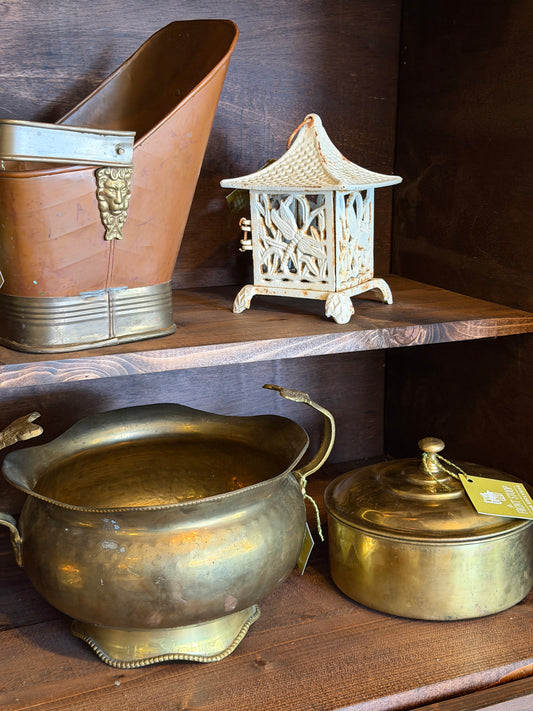 Cast Iron Pagoda Candle Holder