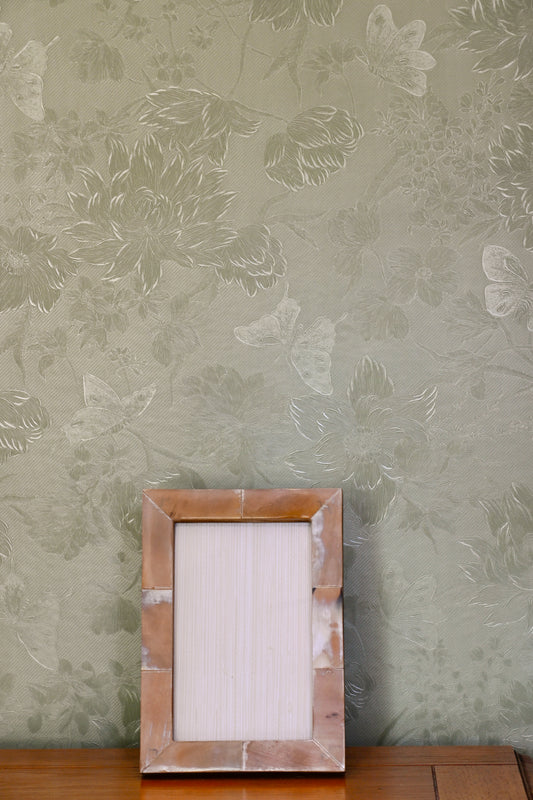 4x6 Horn Inlay Picture Frame