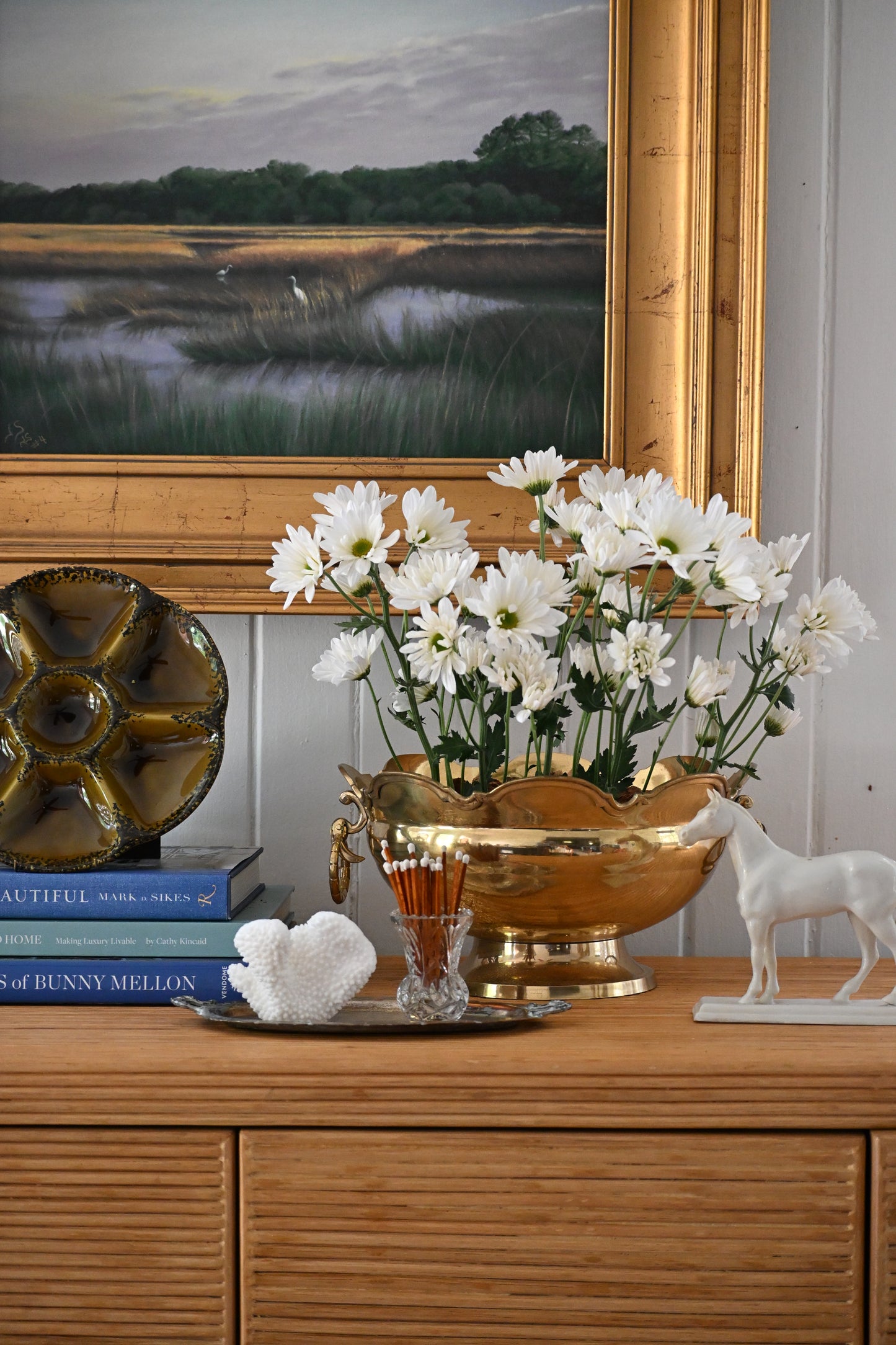 White Horse Statuette