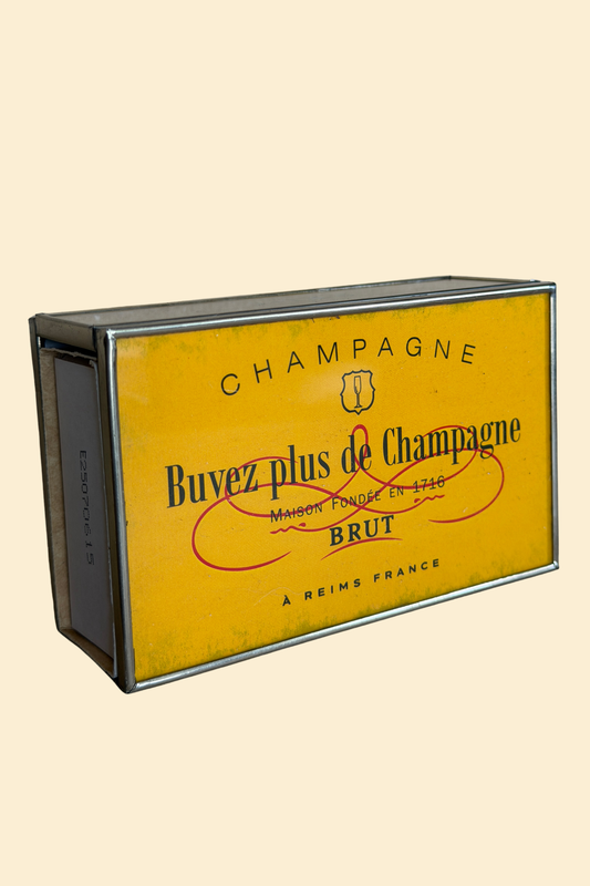 Champagne Match Box - Gold