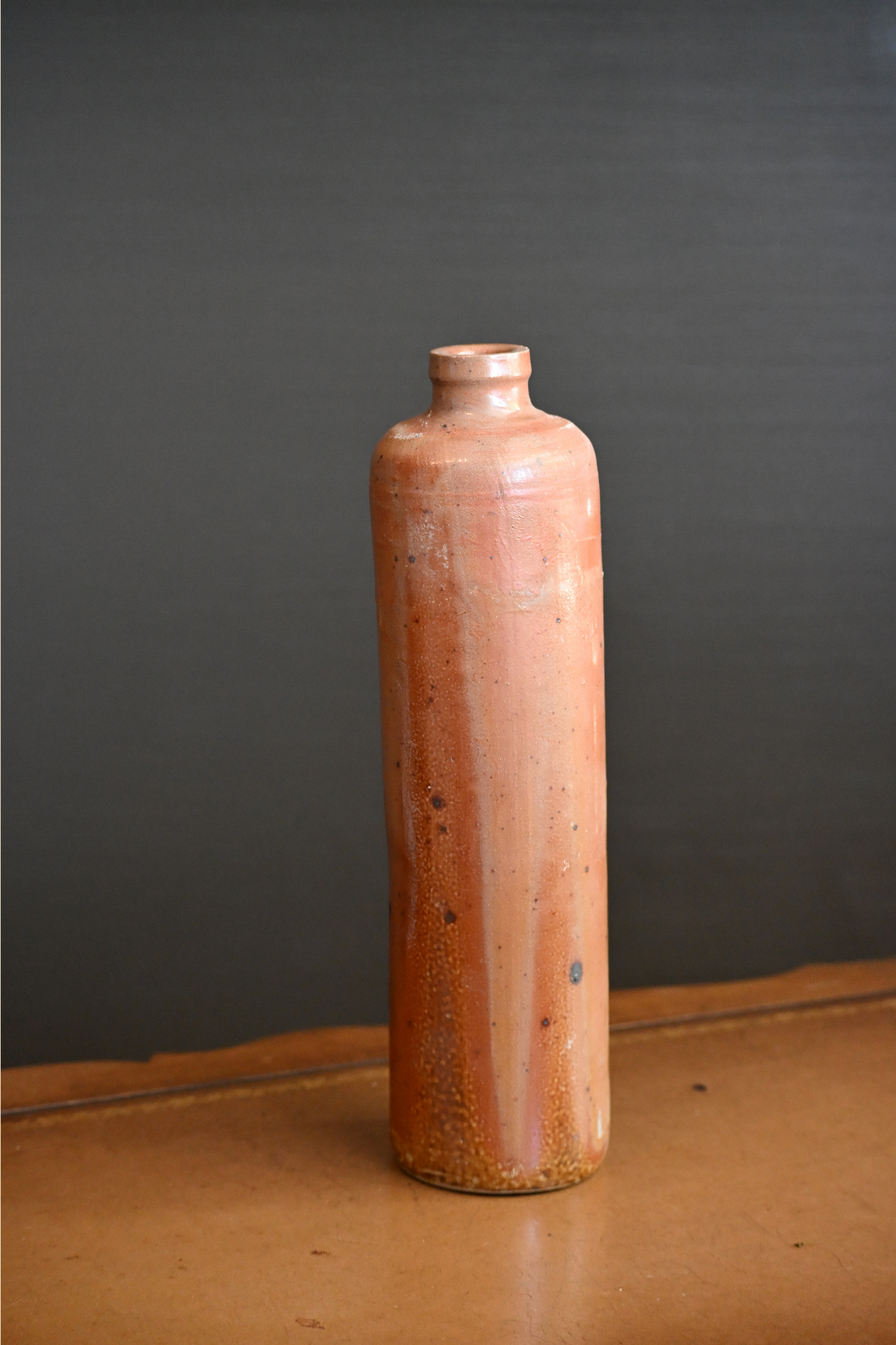 Dutch Stonewear Bottles - Rusty Orange