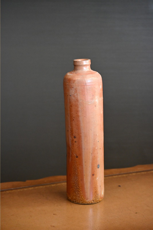 Dutch Stonewear Bottles - Rusty Orange
