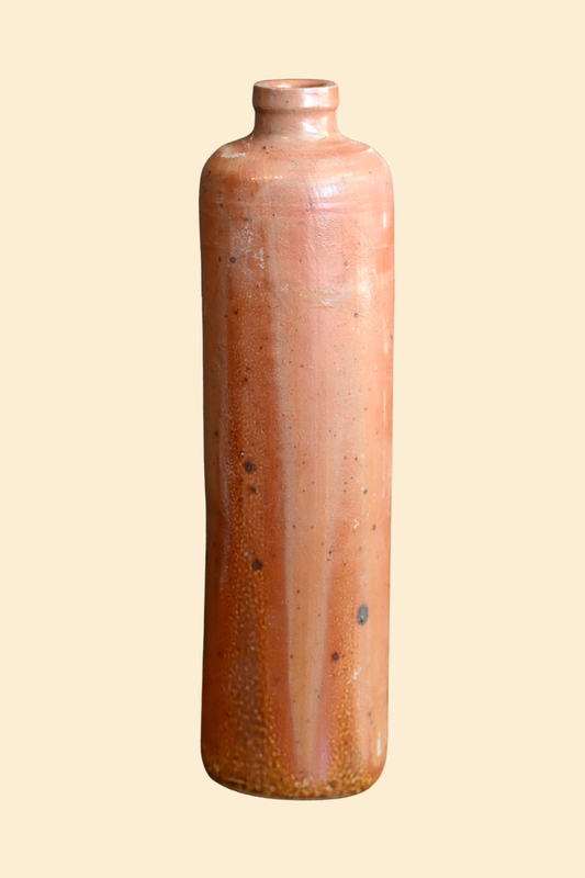 Dutch Stonewear Bottles - Rusty Orange