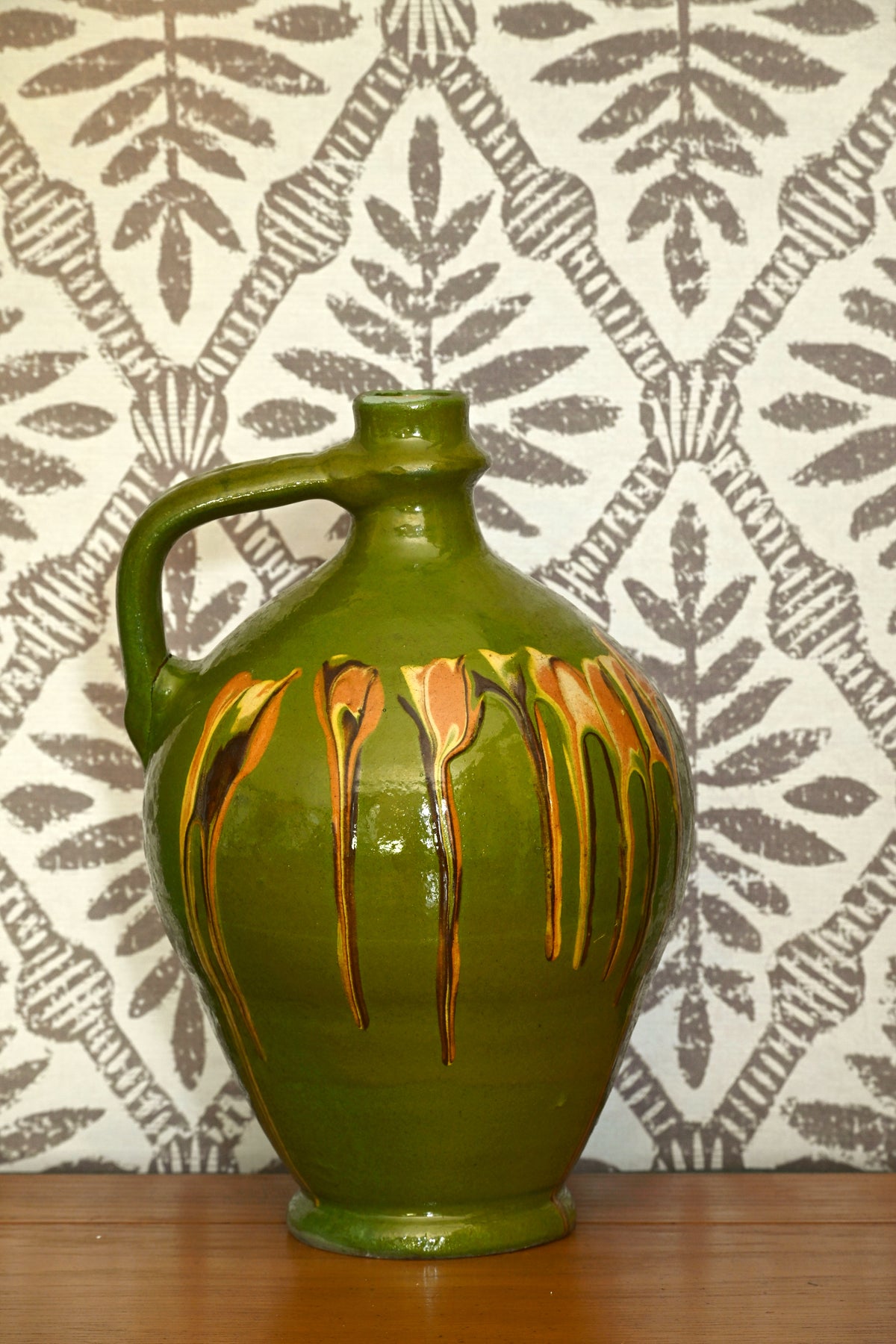 Polinka Jug - Marbled Green