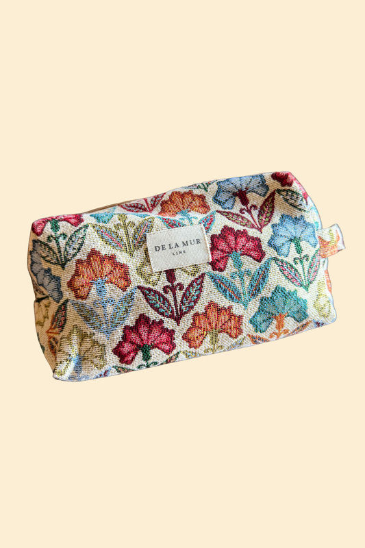 Squared Makeup Bag Flora