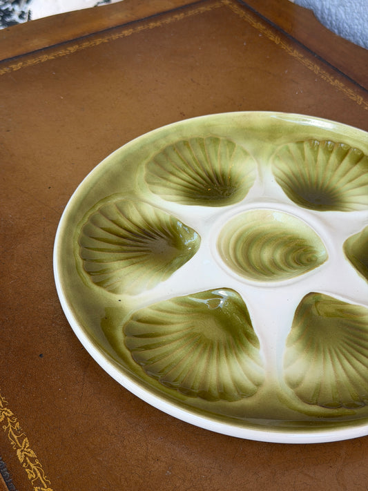 Green Shell Oyster Plate