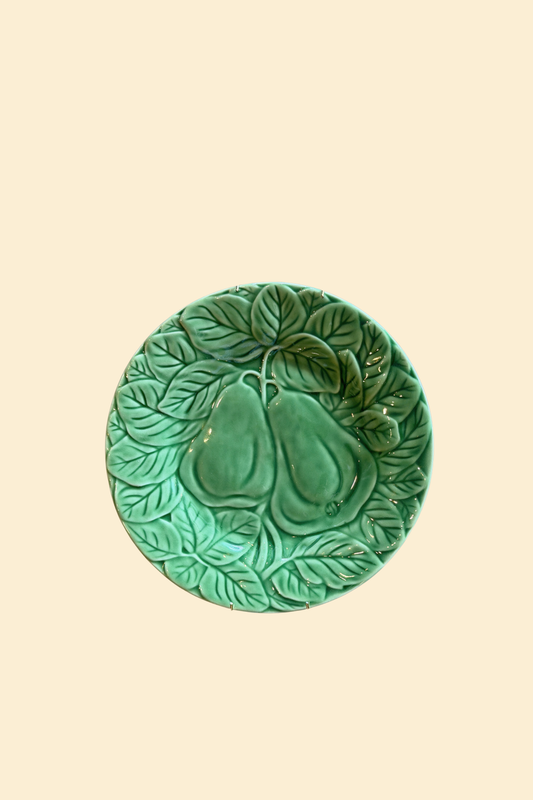 Bardallo Pinheiro Green Imprint Fruit Plate