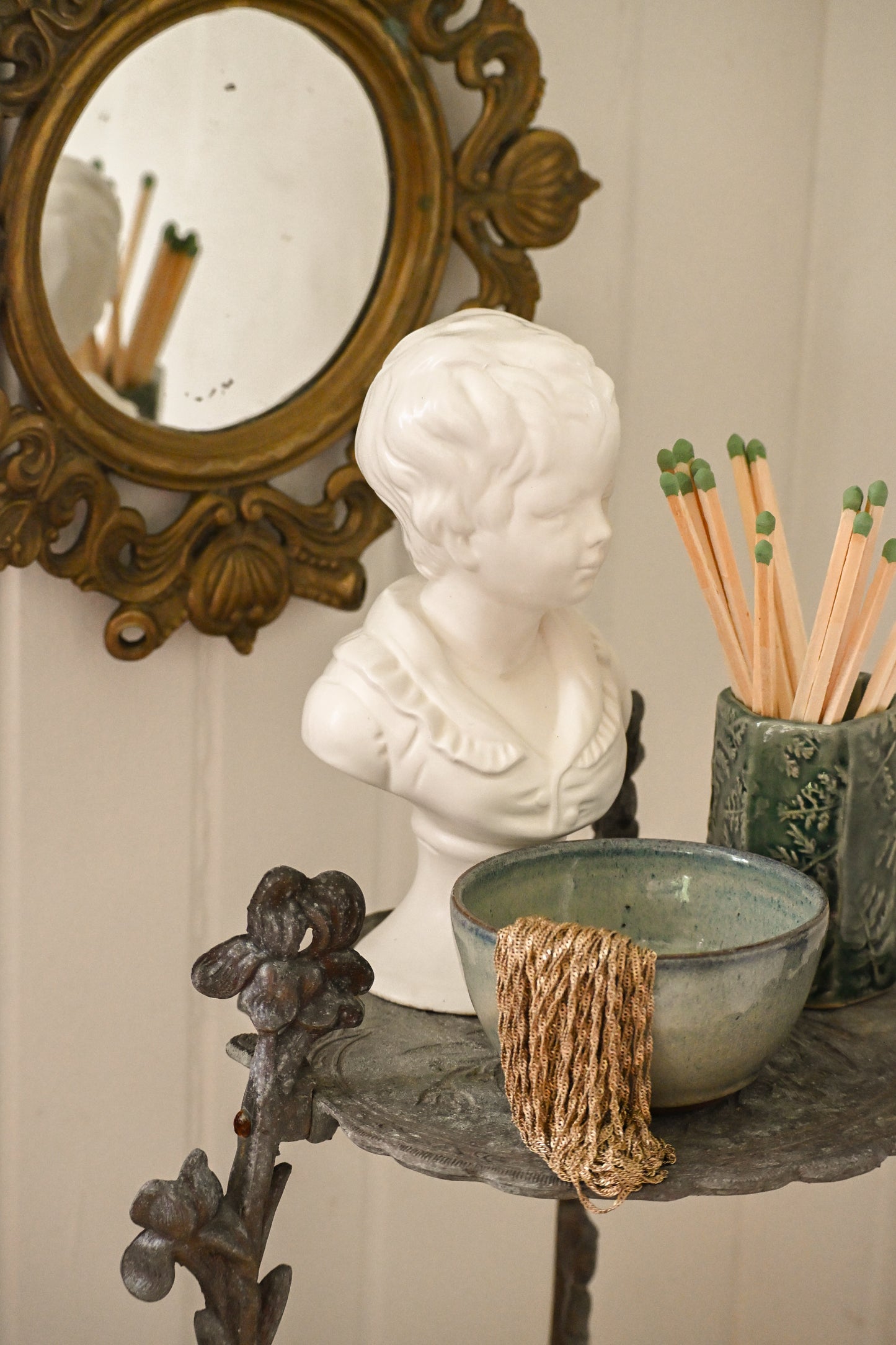 Rococo Scrollwork Mirror