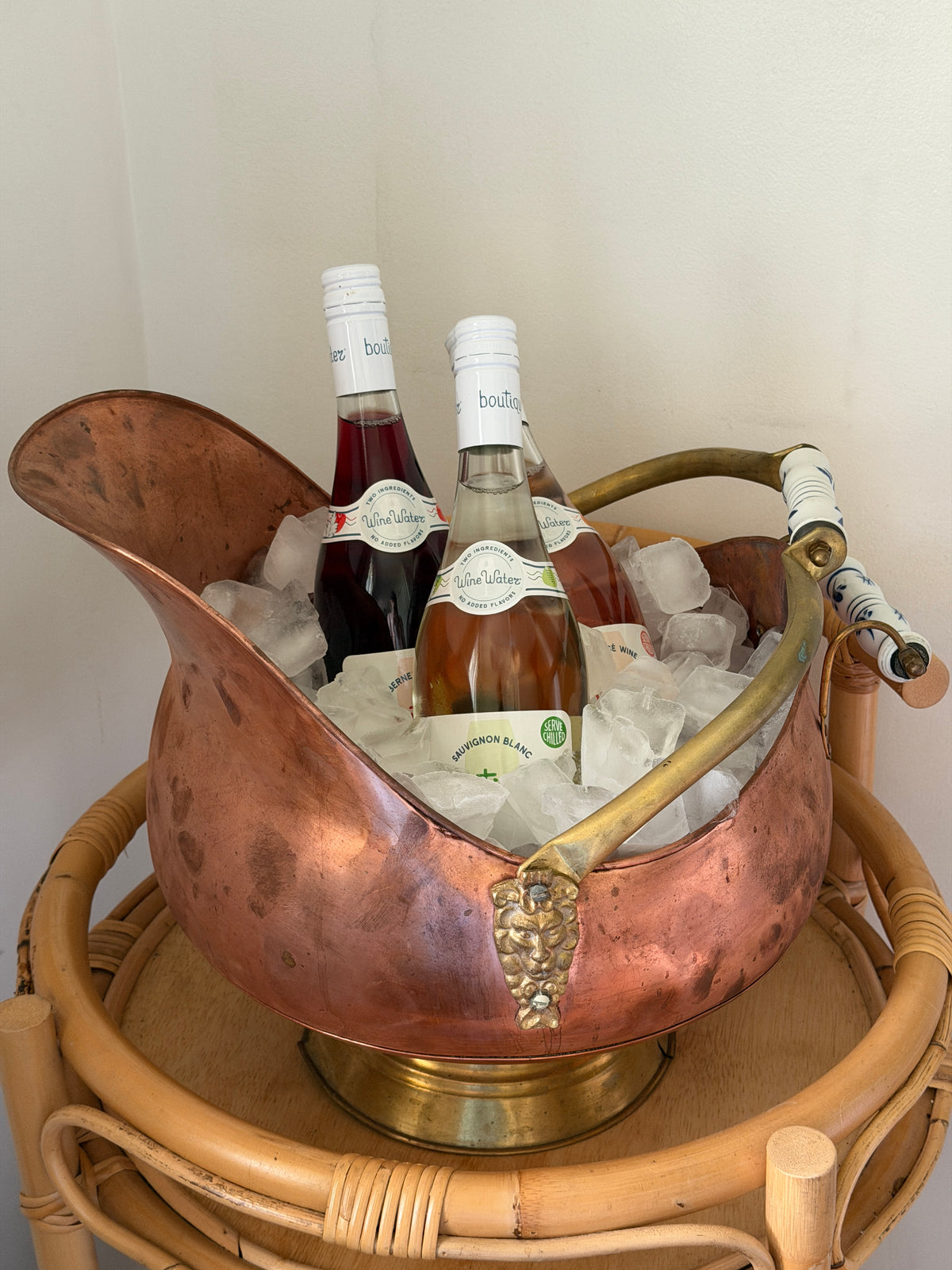 Large Copper Scuttle