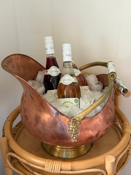 Large Copper Scuttle