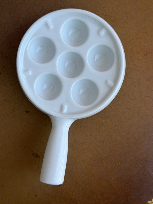 White Escargot Tray
