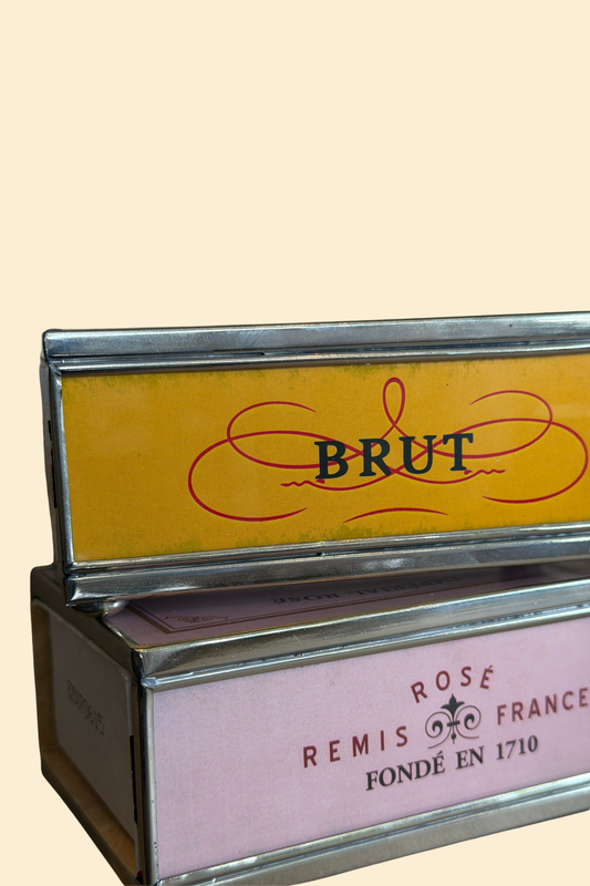 Champagne Match Box - Gold