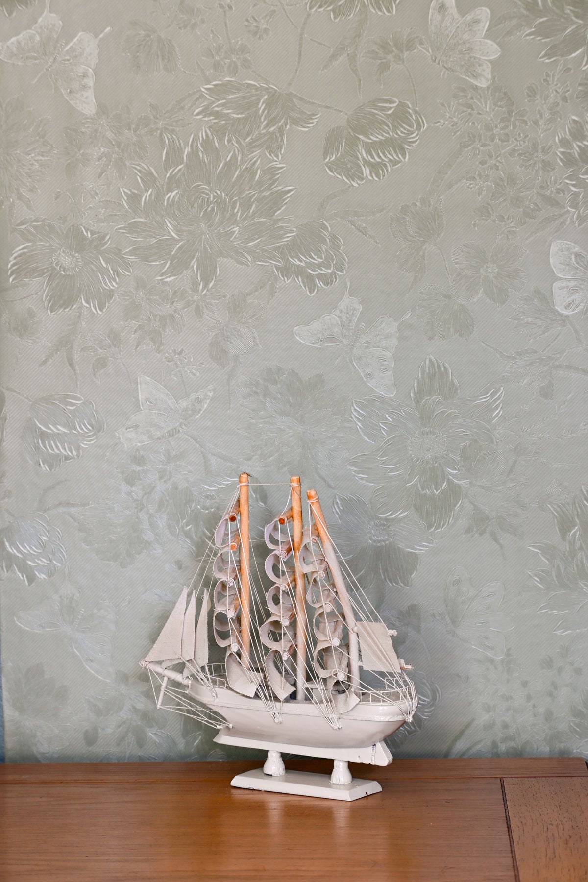 White Decorative Ship
