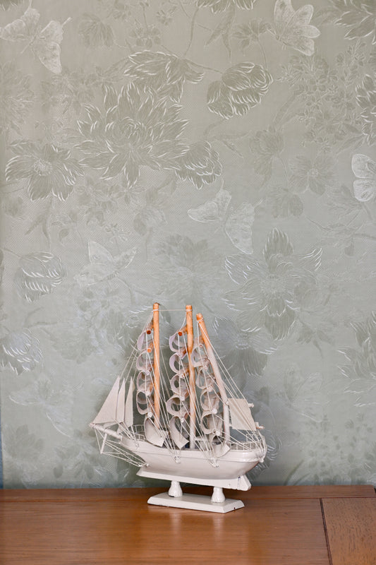 White Decorative Ship