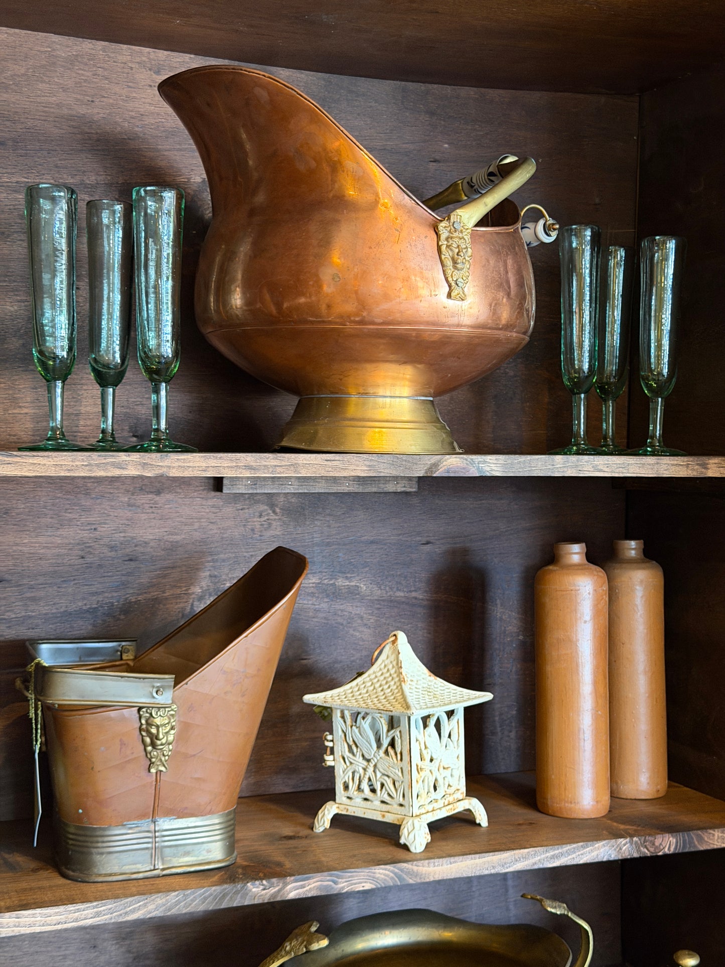 Cast Iron Pagoda Candle Holder