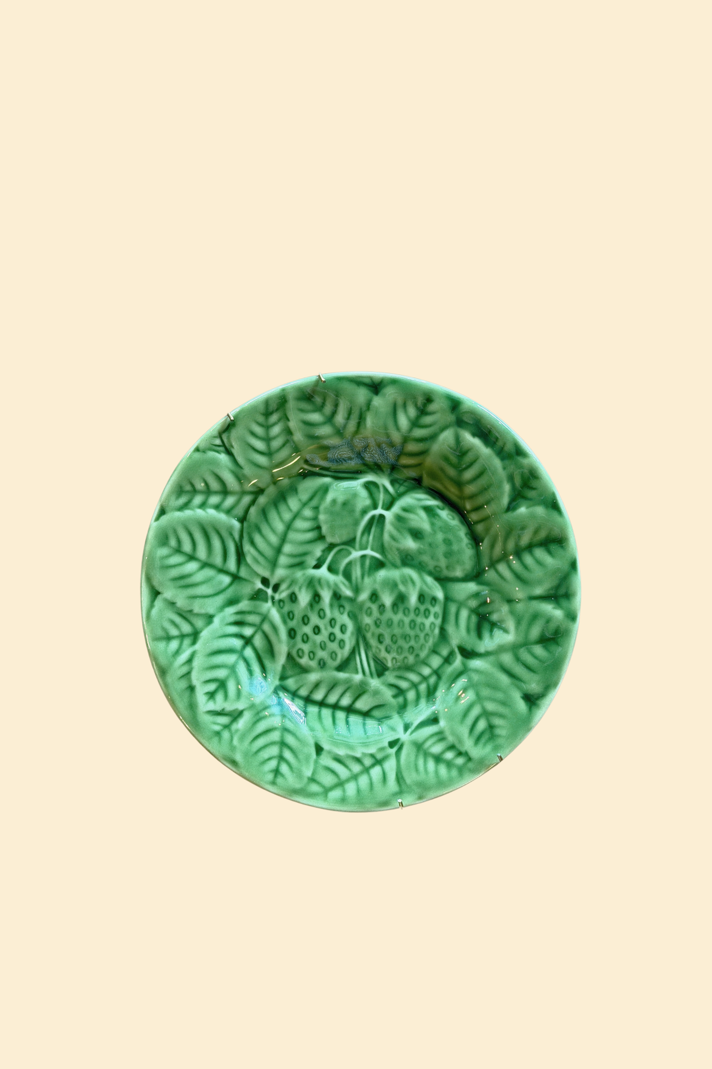 Bardallo Pinheiro Green Imprint Fruit Plate