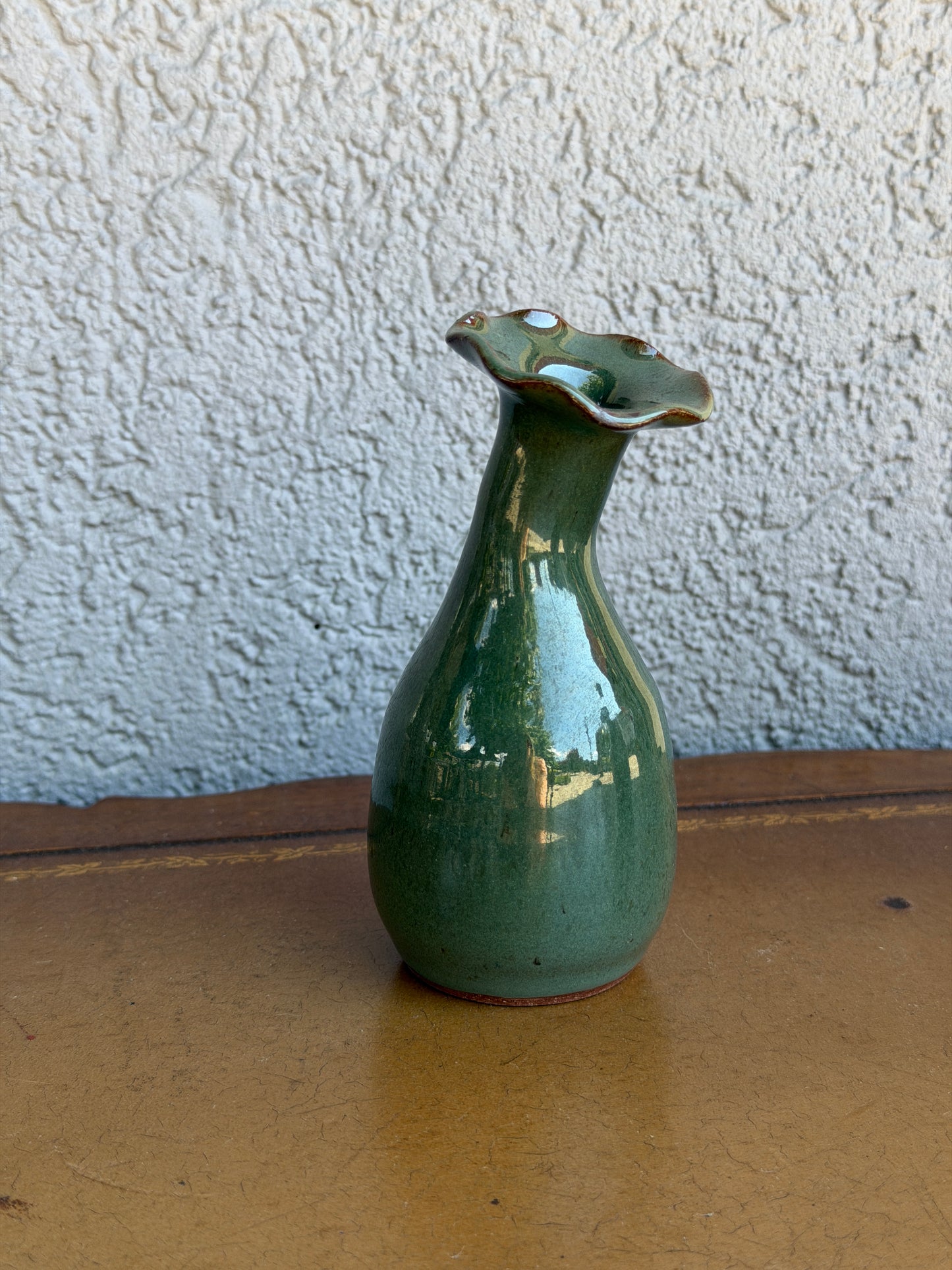 Small Bolick Bud Vase - Deep Green