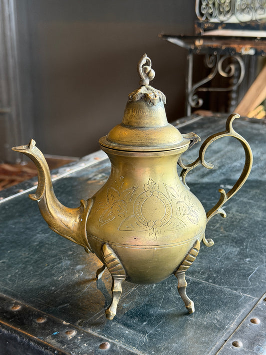 Ornate Brass Teapot