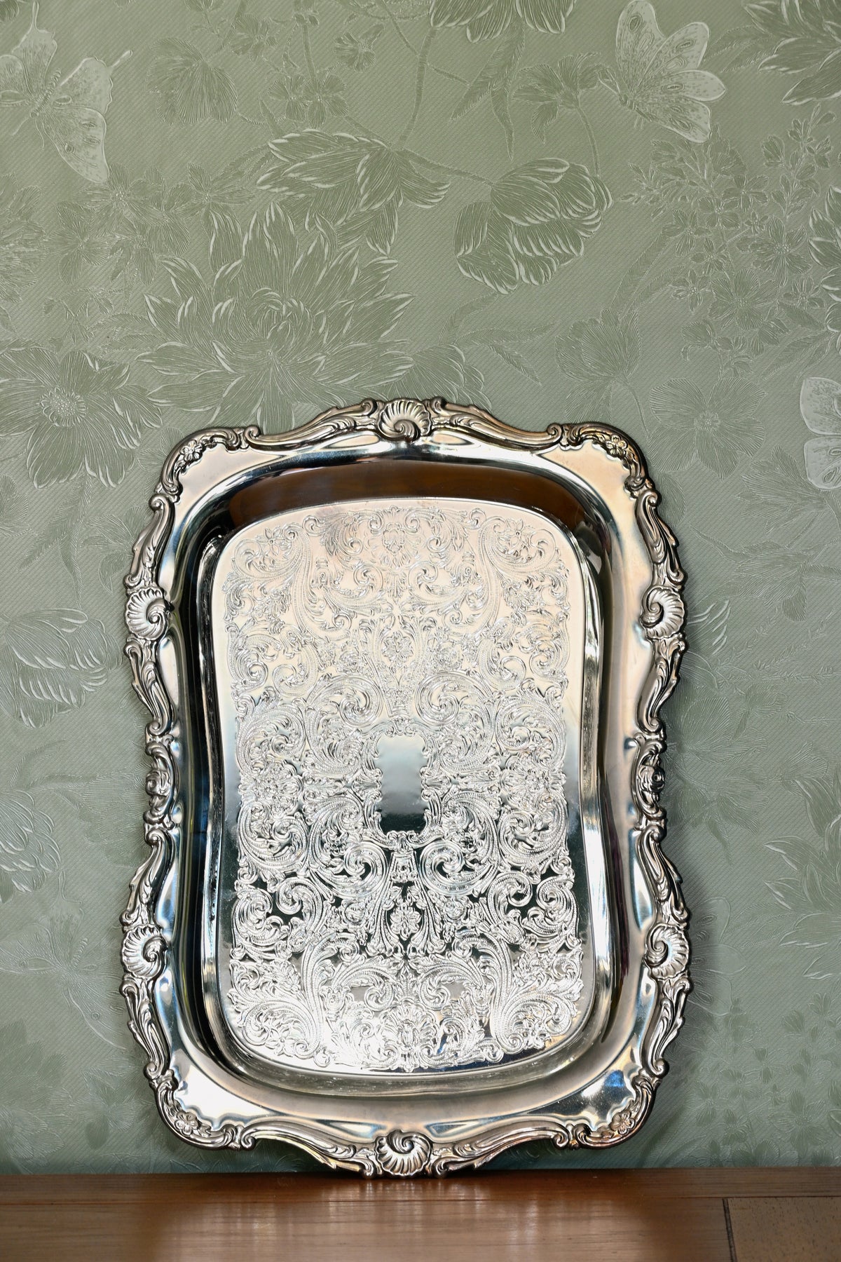 Abigail Shell Silver Tray