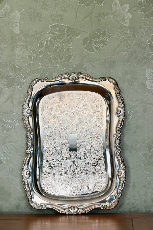Abigail Shell Silver Tray
