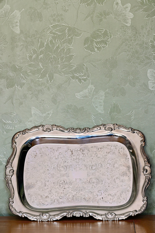 Abigail Shell Silver Tray