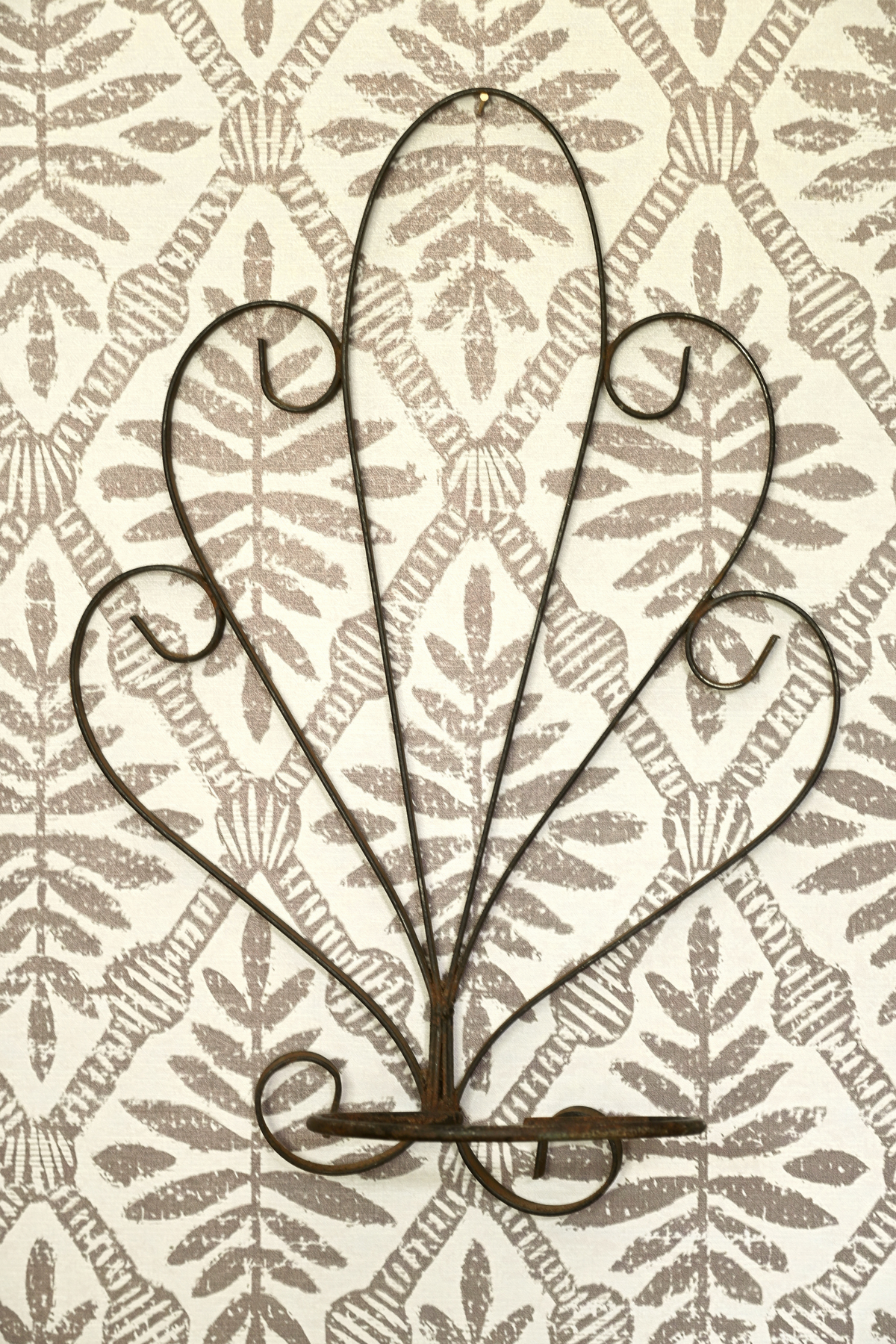 Pair of Wrought Iron Wall Planters