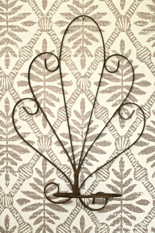 Pair of Wrought Iron Wall Planters