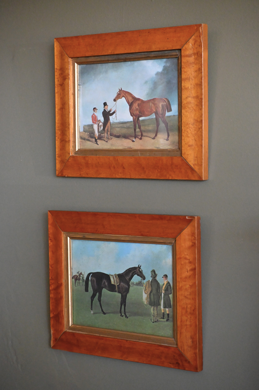 Framed Pair of English Equestrian Studies