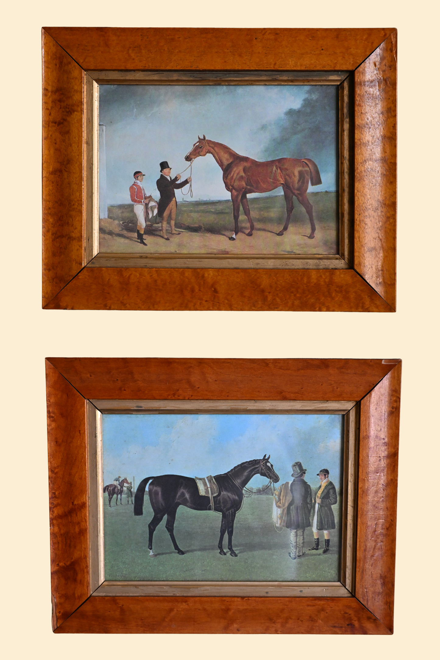 Framed Pair of English Equestrian Studies