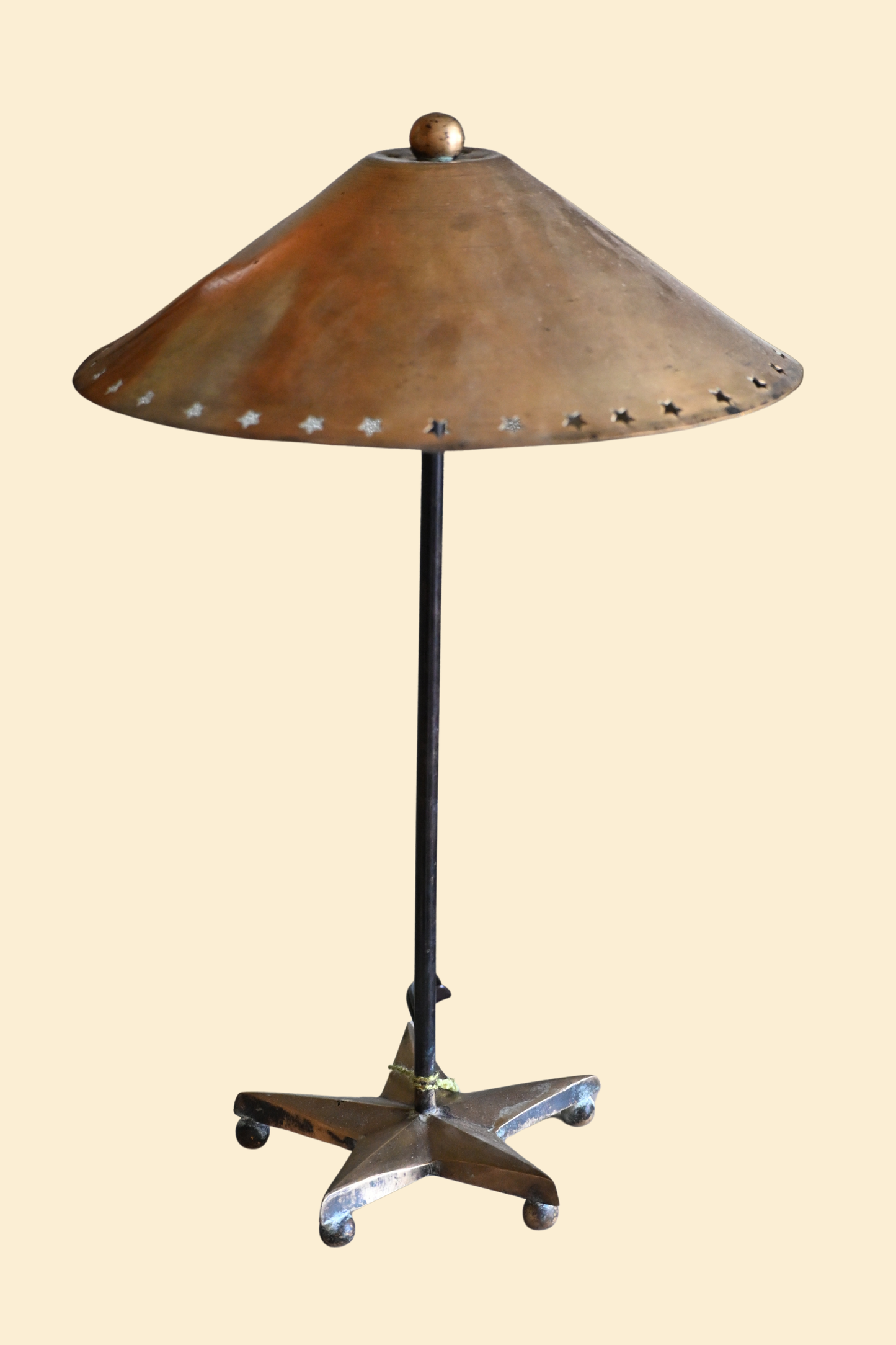 Brass Star Lamp