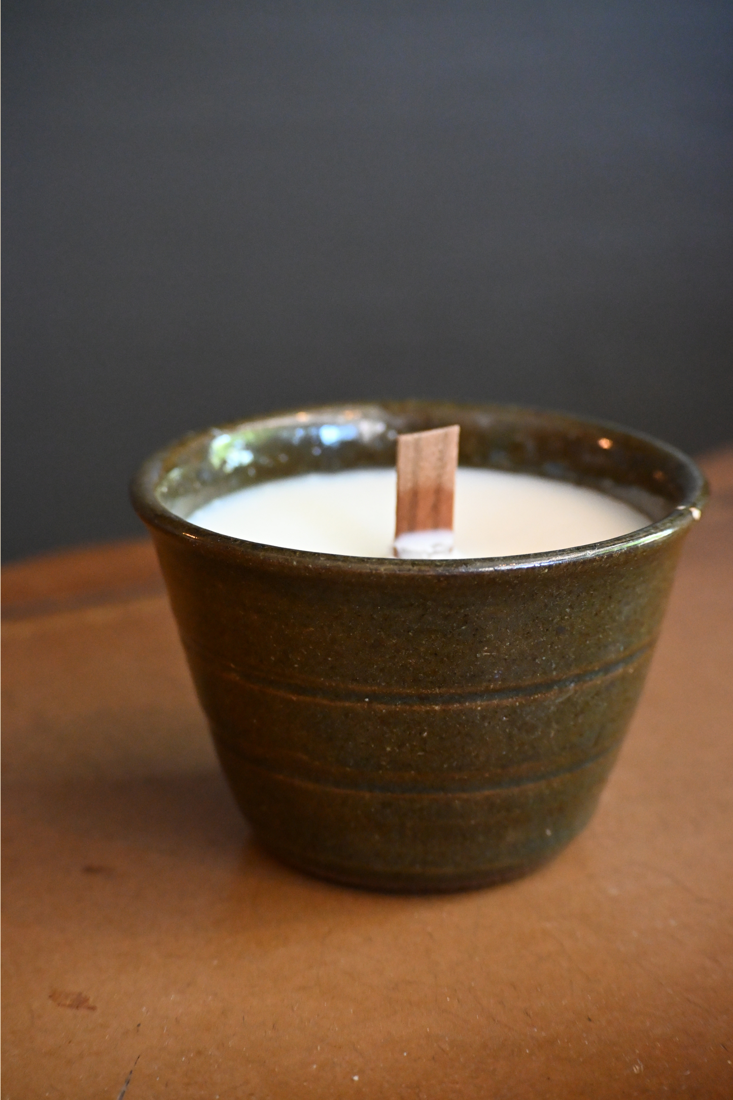 Hunter Green Pot Candle