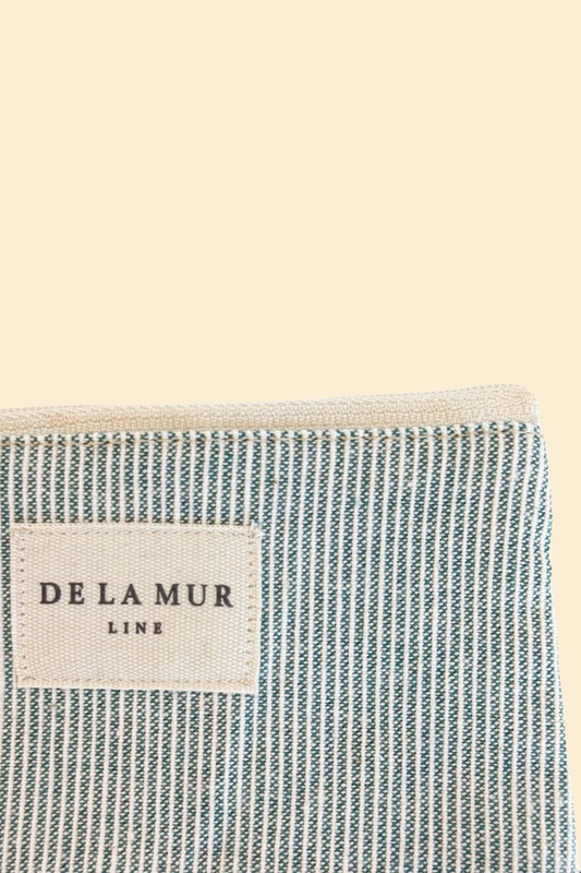 Card/Coin Purse Striped Light Green