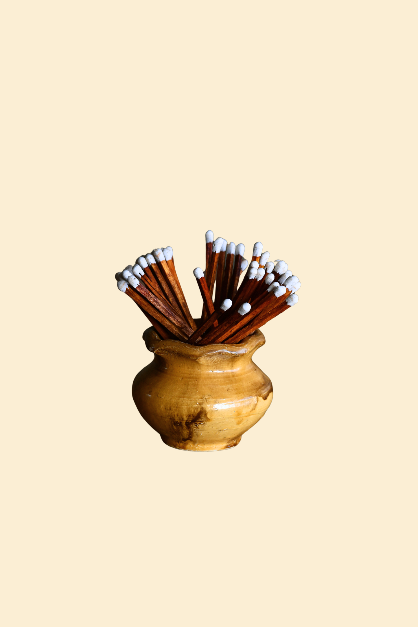 Medium Sunshine Pottery Match Holder